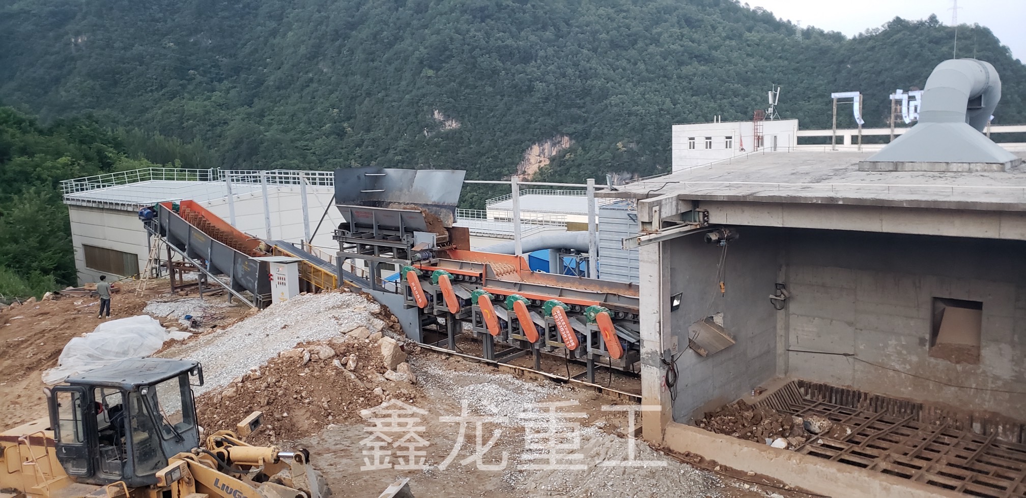 鎢礦泥石分離、洗礦生產(chǎn)線